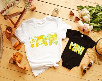 Mama and Mini Shirts, Matching Mother Daughter Tee, Mother's Day Gift, Baby Shower Sweater, Mommy and Me Sweatshirt
