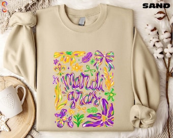 Sudadera de Mardi Gras, camiseta del Carnaval de Luisiana, suéter del Festival de Nueva Orleans, camiseta del Martes Gordo de Luisiana, sudadera del Desfile