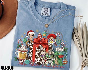 Tis The Season Shirt, Toy Story Christmas Sweatshirt, Disney Trip Tee, Disney Very Merry Christmas Sweater, Comfort Colors T-Shirt