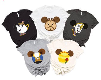 Beauty and the Beast Shirt, Mouse Ears Sweater, Matching Disney Sweatshirt, Princess Belle T-Shirt, Disneyland Trip Tee, Tale As Old As Time