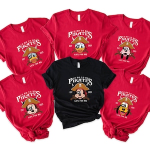 Disney Pirates Shirt, Mickey and Friends Shirt, Yo Ho Yo Ho A Pirate&#39;s Life for Me T-Shirt, Pirate Sweatshirt, Disney Cruise Sweater