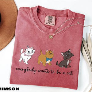 a t - shirt with a picture of cats on it