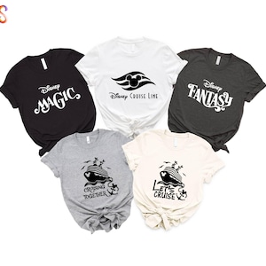 Disney Cruise Line Shirt, Disney Familie passendes T-Shirt, Disneyland Cruise Squad T-Shirts, Let&#39;s Cruise Sweatshirt, Disneyworld Urlaub T-Shirt