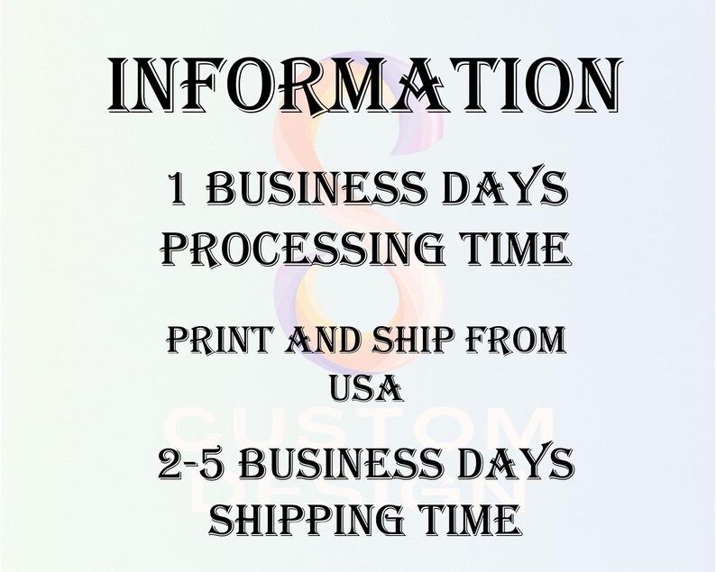 information for a business day's processing time