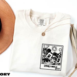 Mickey and Friends T-Shirt, Disney World 2025 Polaroid Shirt, Disney Family Sweatshirt, Magic Kingdom Polaroid Hoodie, Comfort Colors Tee