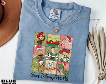 Christmas Toy Story Shirt, Disney Christmas Sweatshirt, Holiday Season Tee, Disney Trip Sweater, Xmas Party Tee, Comfort Colors T-Shirt