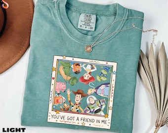 Koszulka „Masz we mnie przyjaciela”, sweter Disney Toy Story, bluza z nadrukiem Disney Trip, koszulka z nadrukiem „Prezent dla przyjaciół”, koszulka w wygodnych kolorach
