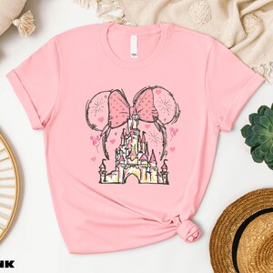 Minnie Castle Shirt, Disney Minnie Mouse Shirt, Disney Family Trip Tee, Gift for Her, Disney Vacation Shirt, Cute Minnie Mouse Sweatshirt