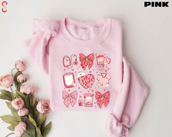 Let All That You Do Be Done İn Love Sweatshirt, Valentines Day Shirt, Heart Valentine Sweatshirt, Gift for Beloved, Cute Love Shirt