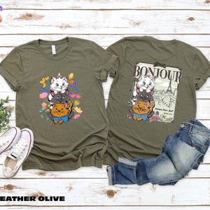 Camiseta Disney The Aristocats, Camiseta Disney Cats, Camiseta Disney Marie Cat, Moletom Cats Bonjour, Camiseta Disneyland Family Trip