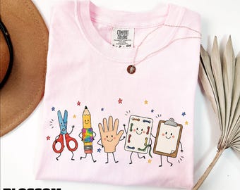 Cute Occupational Therapy Shirt, Pediatric OT School Tools Sweater, Occupational Therapist Gift, Comfort Colors T-Shirt