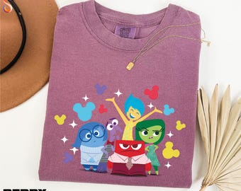 Disney Inside Out Shirt, Mental Health T-Shirt, Disney Family Trip Sweatshirt,  It's Okay To Feel All The Feels, Comfort Colors Tee