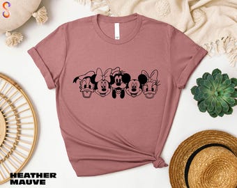 Mickey And Friends T-Shirt, Disneyland Sweatshirt, Disney Friends Tee, Family Vacation Hoodie, Disney Trip Shirt, Mickey and Friends