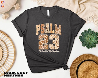 Psalm 23 T-Shirt, The Lord Is My Shepherd Shirt, Bible Verse Sweatshirt, Christian Football Sweater, Faith Sweatshirt, Touchdown Season Tee