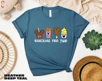 Snacking For Two Shirt, Disney Vacation Shirt, Disney Shirts For Women, Pregnancy Announcement Shirt, Disneyland T-Shirt, Funny Mom Shirt