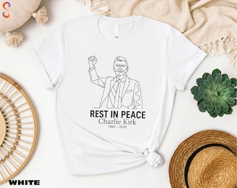 Rest in Peace Charlie Kirk Shirt, Memorial Activist T-Shirt, Activist Attack Sweatshirt, RIP Charlie Kirk Sweater, Human Rights Tee