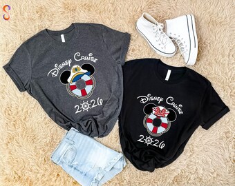 T-shirt Croisière Disney, T-shirt Vacances à Disneyland 2026, Pull assorti pour toute la famille, Sweat-shirt Mickey et Minnie, Sweat à capuche Croisière en famille