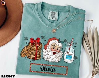 Custom Christmas Shirt, Funny Family Xmas Tee, Christmas Custom Sweatshirt, Personalized Christmas Family Sweater, Comfort Colors T-Shirt