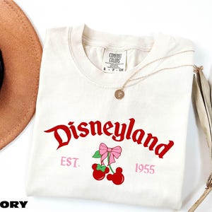 Disneyland T-Shirt, Disneyland Cherry Shirt, Disneyland Mickey Sweatshirt, Disneyland Coquette Cherry Shirt, Disneyland Trip T-Shirt