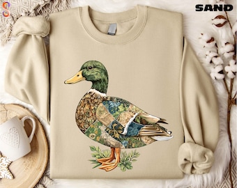Mallard Ducks Sweatshirt, Animal Lover Shirt, Wildlife Mallard Sweater, Cozy Season Tee, Rustic Cabin T-Shirt, Duck Lover Gift