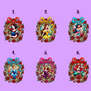 a set of four pictures of snow white and the seven dwarfs
