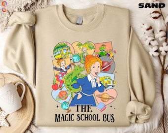 Magic School Bus Sweatshirt, Miss Frizzle Shirt, Back to School Sweater, Gift for Teacher, Take Chances Make Mistakes Get Messy T-Shirt