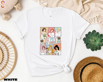 In My Disney Bride Era Shirt, Disney Princesses Wedding T-Shirt, Disney Bachelorette Party Tee, Bride Squad Sweatshirt, Gift for Her