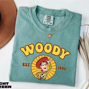 Comfort Colors Woody T-Shirt, Woody Est. 1995 Shirt, Toy Story Woody Shirt, Disney Toy Story Sweatshirt, Disney Shirt, Toy Story Land Shirt