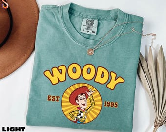 Comfort Colors Woody T-Shirt, Woody Est. 1995 Shirt, Toy Story Woody Shirt, Disney Toy Story Sweatshirt, Disney Shirt, Toy Story Land Shirt