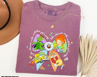 Take Chances Make Mistakes Get Messy Shirt, Coquette Miss Frizzle Tee, Back to School Sweatshirt, Magic School Bus Comfort Colors T-Shirt