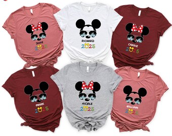 Custom Minnie and Mickey Shirts, Disney Couple Sweatshirt, Matching Family Shirt, Disney Family Tee, Custom Disney Shirt, Disneyworld Shirts