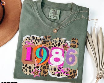1986 Birthday Shirt, Limited Edition 1986 Sweatshirt, 40th Birthday Gift, Retro 40th Birthday Sweater, Comfort Colors T-Shirt
