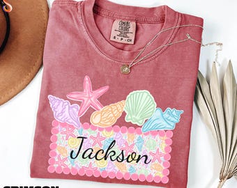 Personalized Summer Shirt, Custom Name Sweater, Beach Trip T-Shirt, Custom Summer Shirt, Vacation Sweatshirt, Comfort Colors T-Shirt