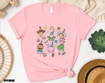 Toy Story Birthday Party Shirt, Disney Toy Story Characters Sweatshirt, Disney Trip Sweater, Disneyland Family Vacation T-Shirt