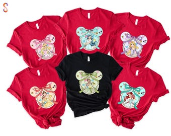 Disney Princess Tee, Disneyland Mickey Head Shirt, Disney Girl Trip Hoodie, Princess Matching Sweater, Disney Vacation Sweatshirt