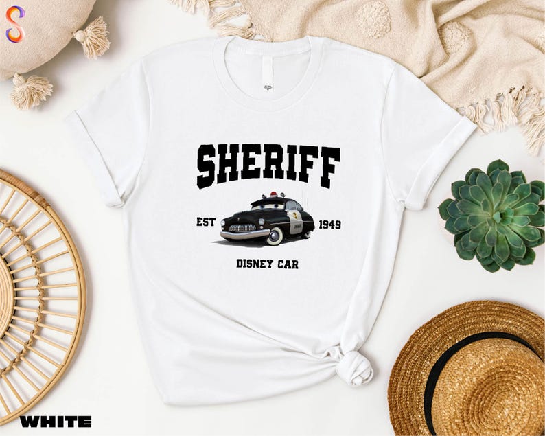 a t - shirt with the words sheriff on it