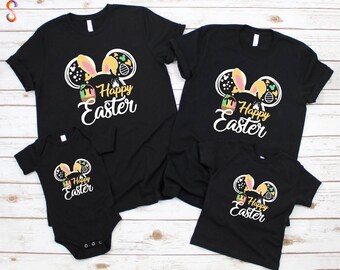 Micky Maus Ostern T-Shirt, Disneyland Sweatshirt, Frohe Ostern Shirt, Disney Familie Ostern Shirt, Disney Osterhase T-Shirt