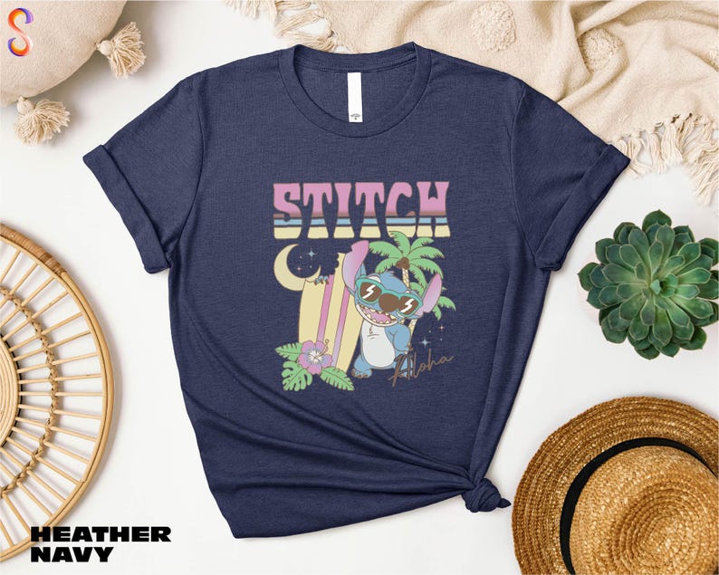 a t - shirt that says stitch on it