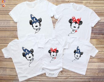 Mickey and Minnie Balloon T-shirt, Cute Disney Couple Shirt, Disneyland Sweatshirt, Magic Kingdom Sweater, Walt Disney Fantasy Tee