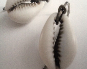 Earrings 92.5 SS Cowrie Shell Ear Spear