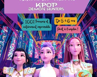 Chasse au trésor - Clé en main - 5-6 ans - K-Pop Demon Hunters