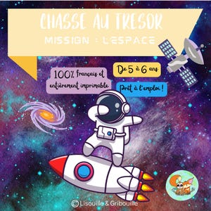 Treasure Hunt - Turnkey - 5-6 years old - Space
