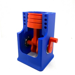 Functional Single Piston Engine Desktop Gift