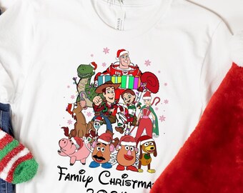 Disney Toy Story Christmas Shirt, Custom Xmas Tee