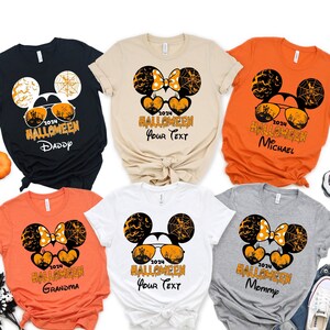 Custom Disney Halloween Shirt, Halloween Disney Family Shirt, Disney Horror Shirt, Mickey Halloween Shirt, Halloween Matching T-shirt