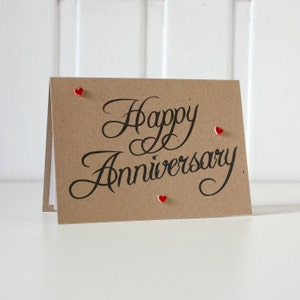 Handmade Anniversary Card. Anniversary Card. Anniversary Cards. Husband Card. Wife Card. Anniversary card for Wife. Husband Anniversary card image 3