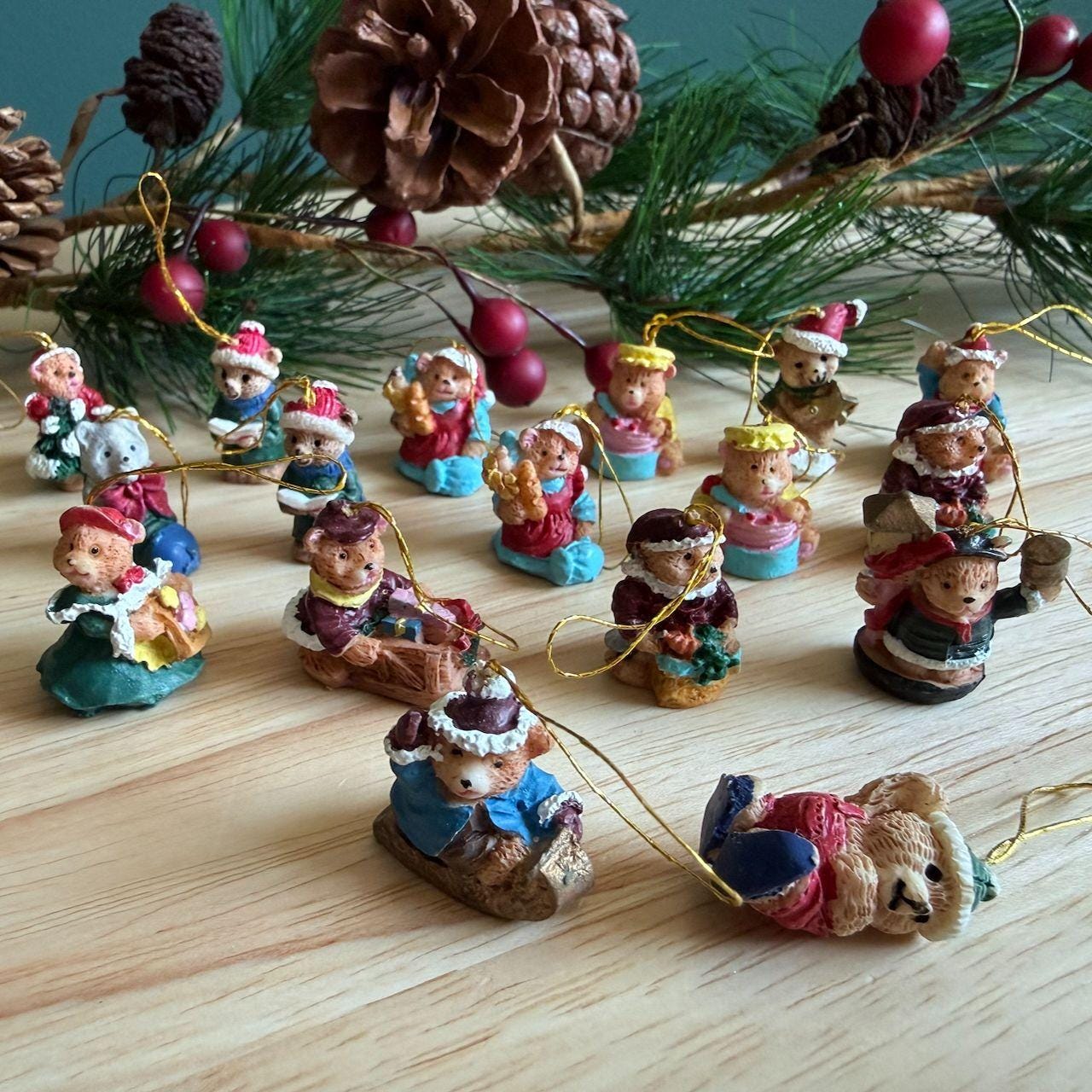 Vintage Enesco Christmas Ornaments - Etsy
