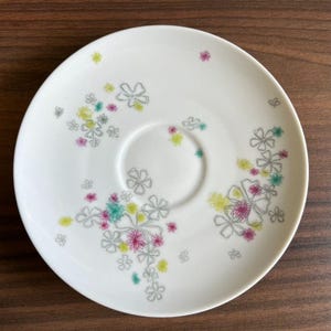1 Gayety Rosenthal Continental China 6&quot; Saucer Raymond Lowey Germany 1950&#39;s