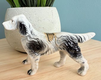 陶器製 犬のフィギュア ヴィンテージ　イングリッシュセッター 現在、この商品の在庫はありません - Etsy