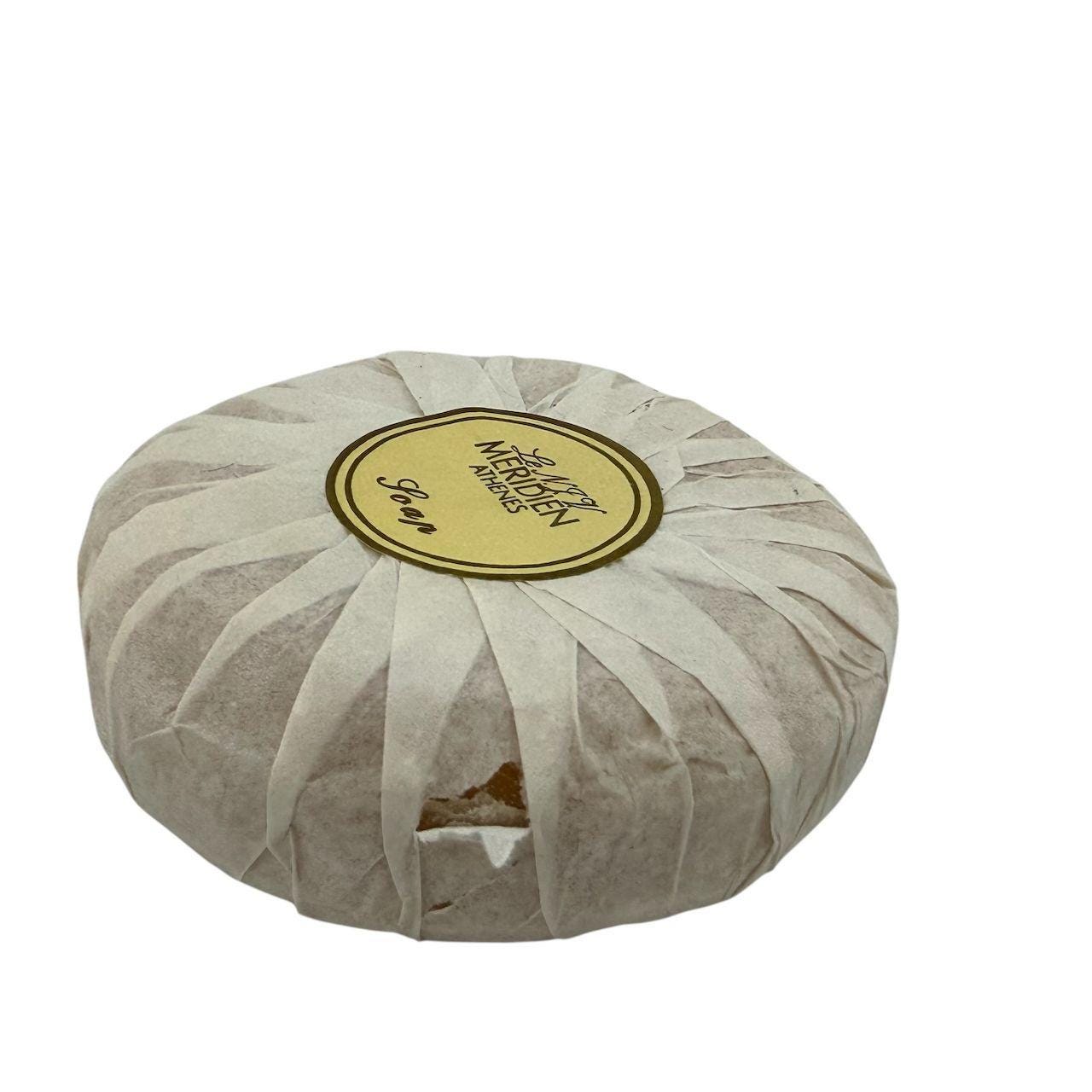 Le NJV Méridien Athens Hotel Luxury Pleated Round Bar Soap Vintage